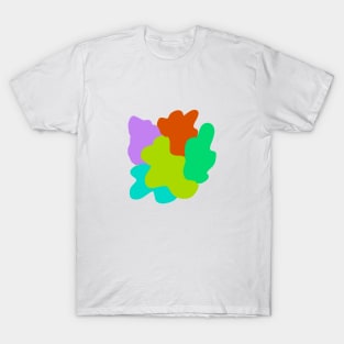 colorful leaf art T-Shirt